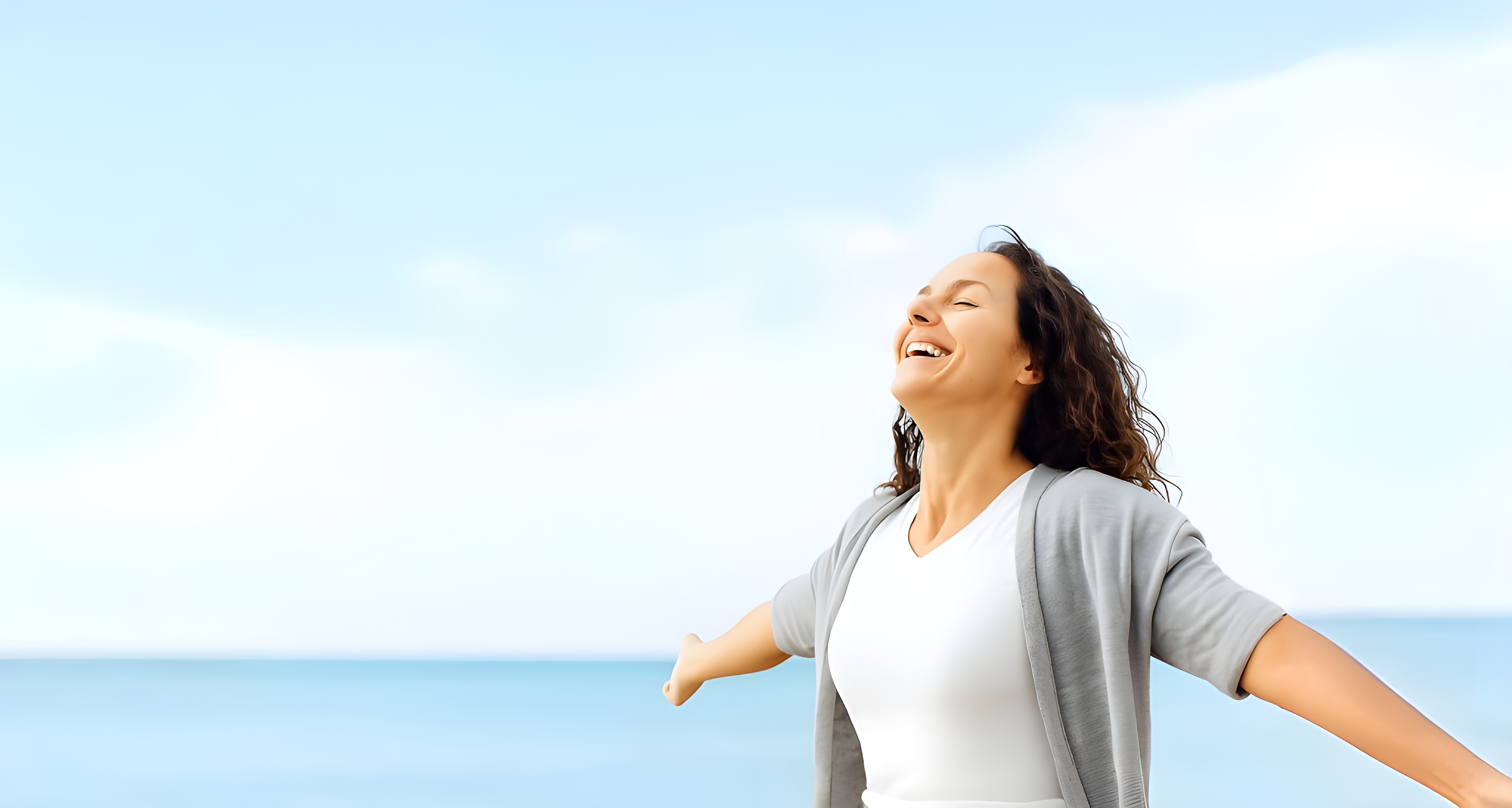Happy patient enjoying a healthier lifestyle